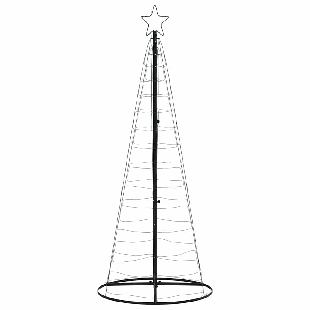 LED-kerstboom 200 LEDs 182 cm blauw