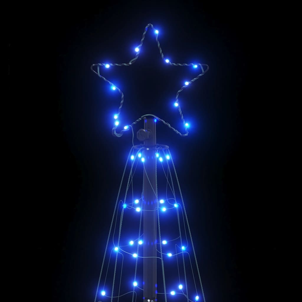 LED-kerstboom 200 LEDs 182 cm blauw