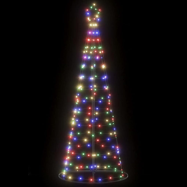 Led-Kerstboom 200 Leds Kleurrijk 180 Cm Blauw