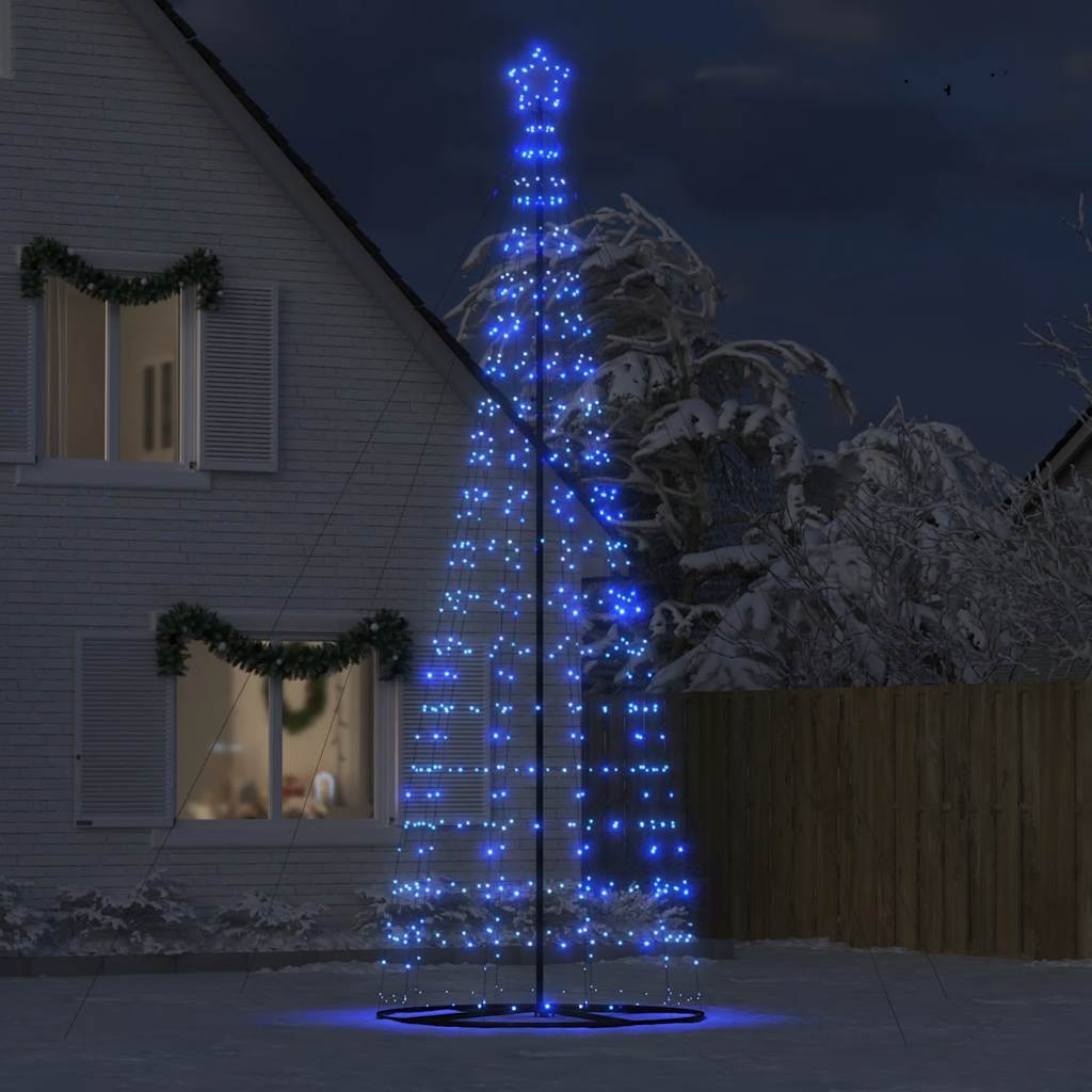 LED-kerstboom 1534 LEDs 503 cm blauw