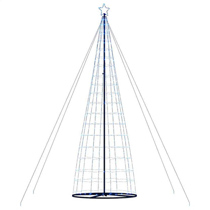 LED-kerstboom 1534 LEDs 503 cm blauw