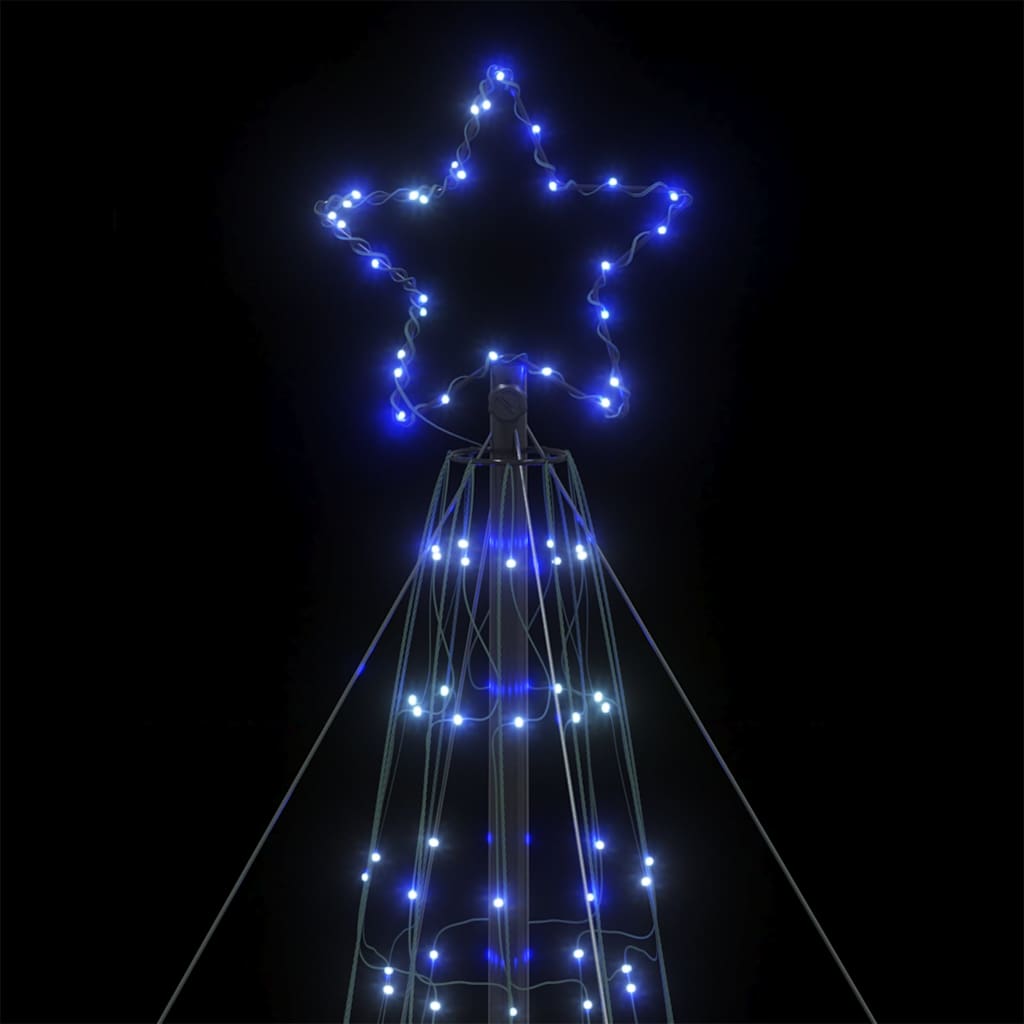 LED-kerstboom 1534 LEDs 503 cm blauw