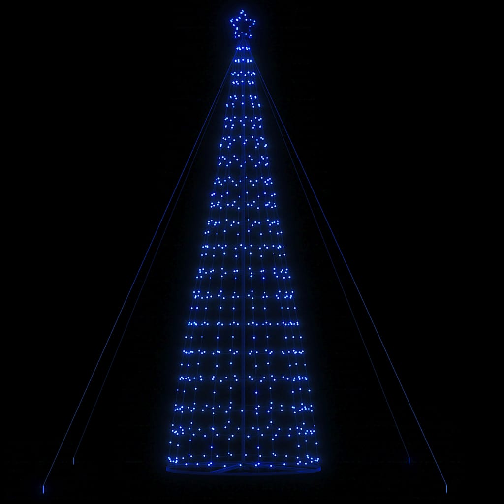 LED-kerstboom 1534 LEDs 503 cm blauw