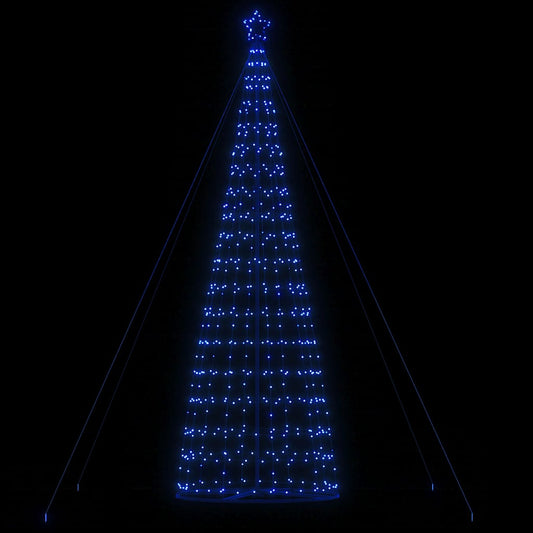 LED-kerstboom 1534 LEDs 503 cm blauw