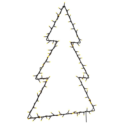 Kerstverlichting Kerstboom Silhouet 115 Leds Warm Wit