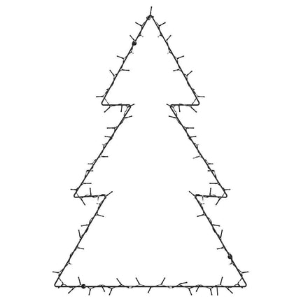 Kerstverlichting Kerstboom Silhouet 115 Leds Warm Wit