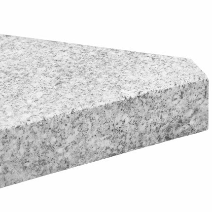 Paraplu-Gewichtsschijven 2 Stuks Graniet Driehoekig 14 Kg