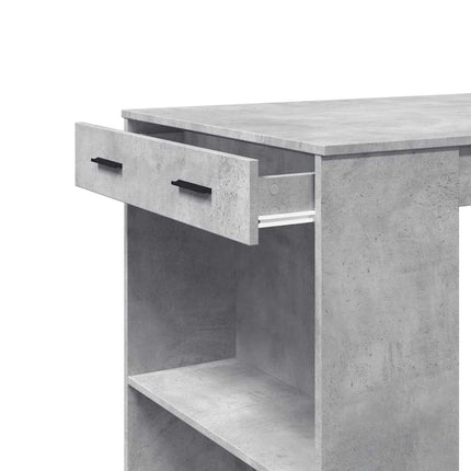 Bartafel 102X70X103,5 Cm Bewerkt Hout