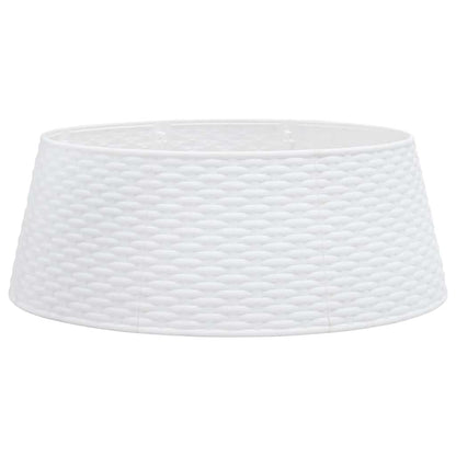 Kerstboomrok Ø65x23 cm kunststof wit