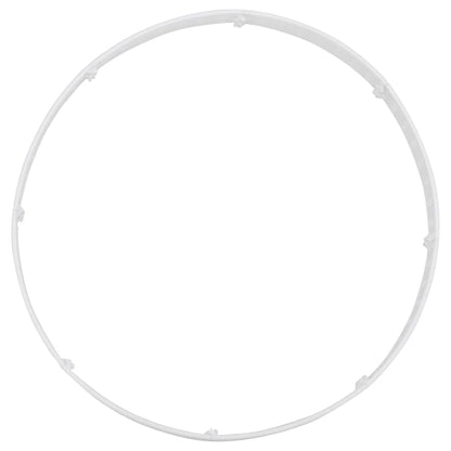 Kerstboomrok Ø65x23 cm kunststof wit