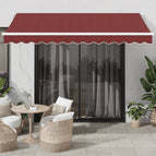 1 / 350 x 250 cm / Bordeauxrood