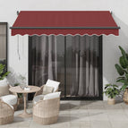 350 x 250 cm / Bordeauxrood