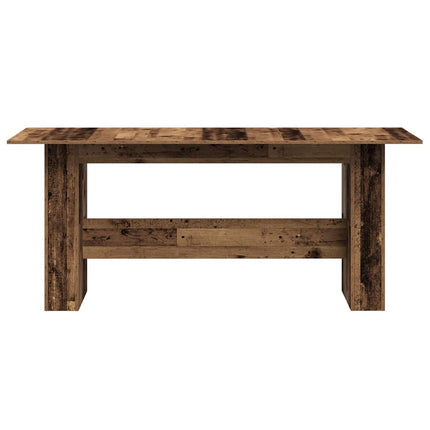 Eettafel 180X90X76 Cm Bewerkt Hout Kleurig