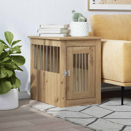 Hondenbench 64,5X80X71 Cm Bewerkt Hout