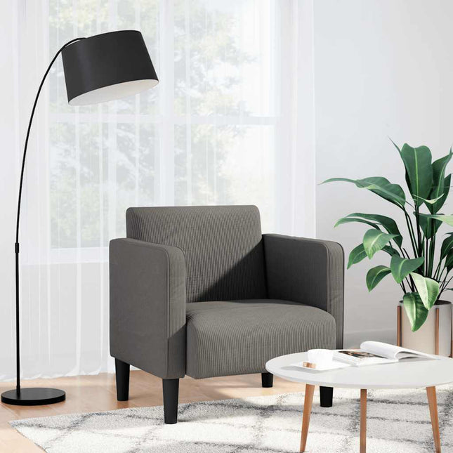 Fauteuil Met Armleuningen 54 Cm Corduroy Stof