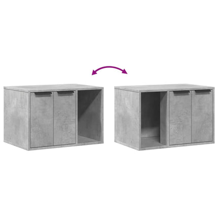 Kattenbakkast Bewerkt Hout
