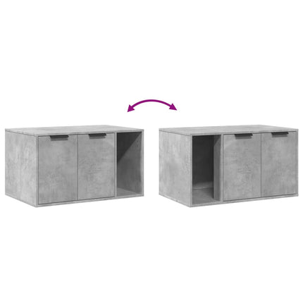 Kattenbakkast Bewerkt Hout