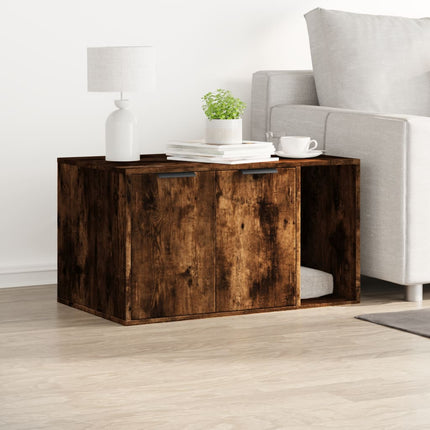 Kattenbakkast Bewerkt Hout Kleurig
