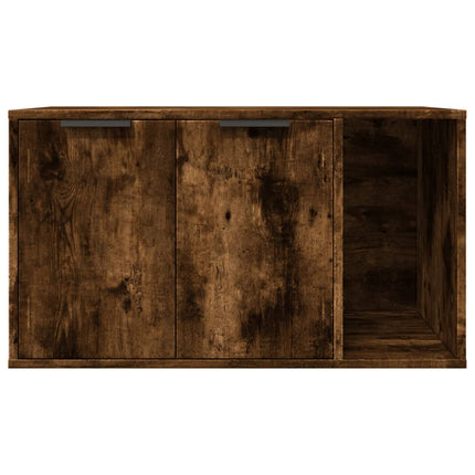 Kattenbakkast Bewerkt Hout Kleurig