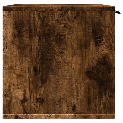 Kattenbakkast Bewerkt Hout Kleurig