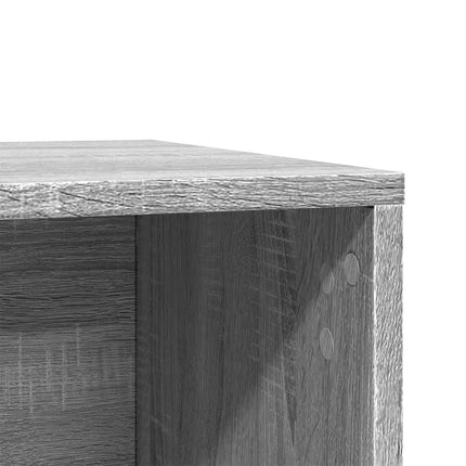 Kattenbakkast Bewerkt Hout Eikenkleur