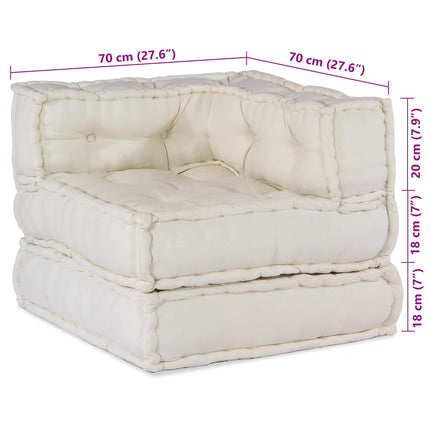 Modulair Sofabet 4 Pcs Stof