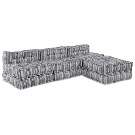 Modulair Sofabet 4 Pcs Stof