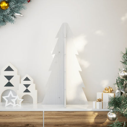 Kerstdecoratie Kerstboom 69,5 Cm Massief Grenenhout