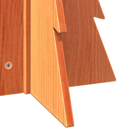 Kerstdecoratie Kerstboom 69,5 Cm Massief Grenenhout