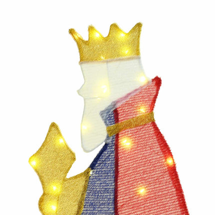 3 Wijze Mannen Kerstverlichting 3 St Led's Warmwit 105 Cm
