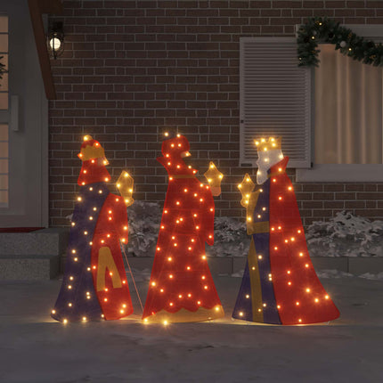3 Wijze Mannen Kerstverlichting 3 St Led's Warmwit 105 Cm