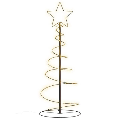 LED-kerstboom 80 LEDs warm wit 120 cm