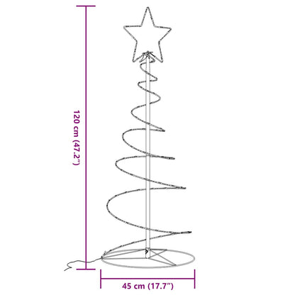 LED-kerstboom 80 LEDs warm wit 120 cm