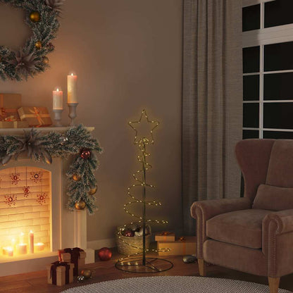 LED-kerstboom 80 LEDs warm wit 120 cm