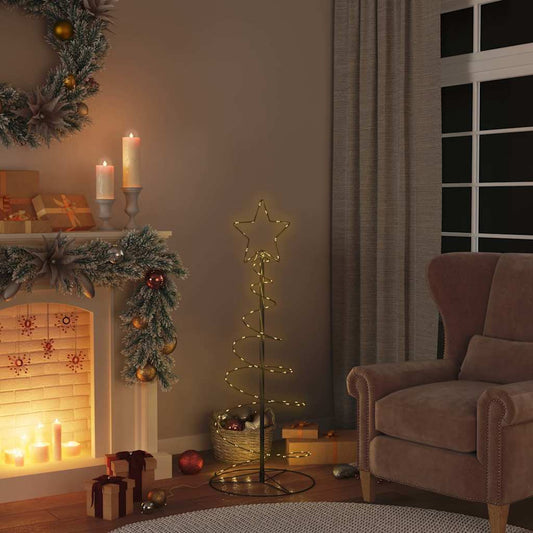 LED-kerstboom 80 LEDs warm wit 120 cm