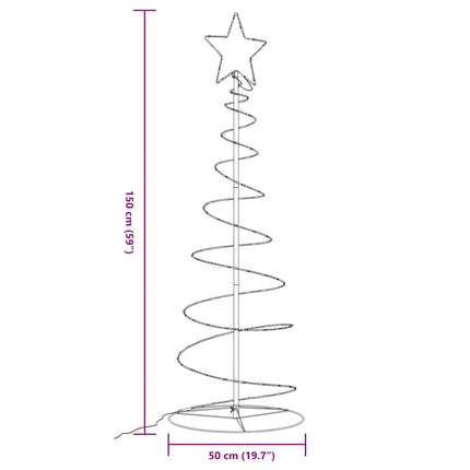 Led-Kerstboom 100 Leds Warm Wit