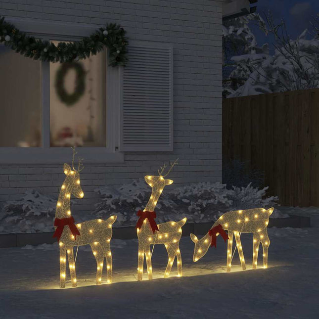 Kerstdecoratie Rendier 3 St 90 Led's