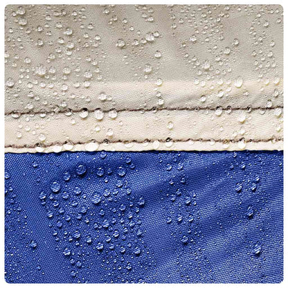 Zwembadtent Afneembare Buitentent Gaaswanden Azuurblauw