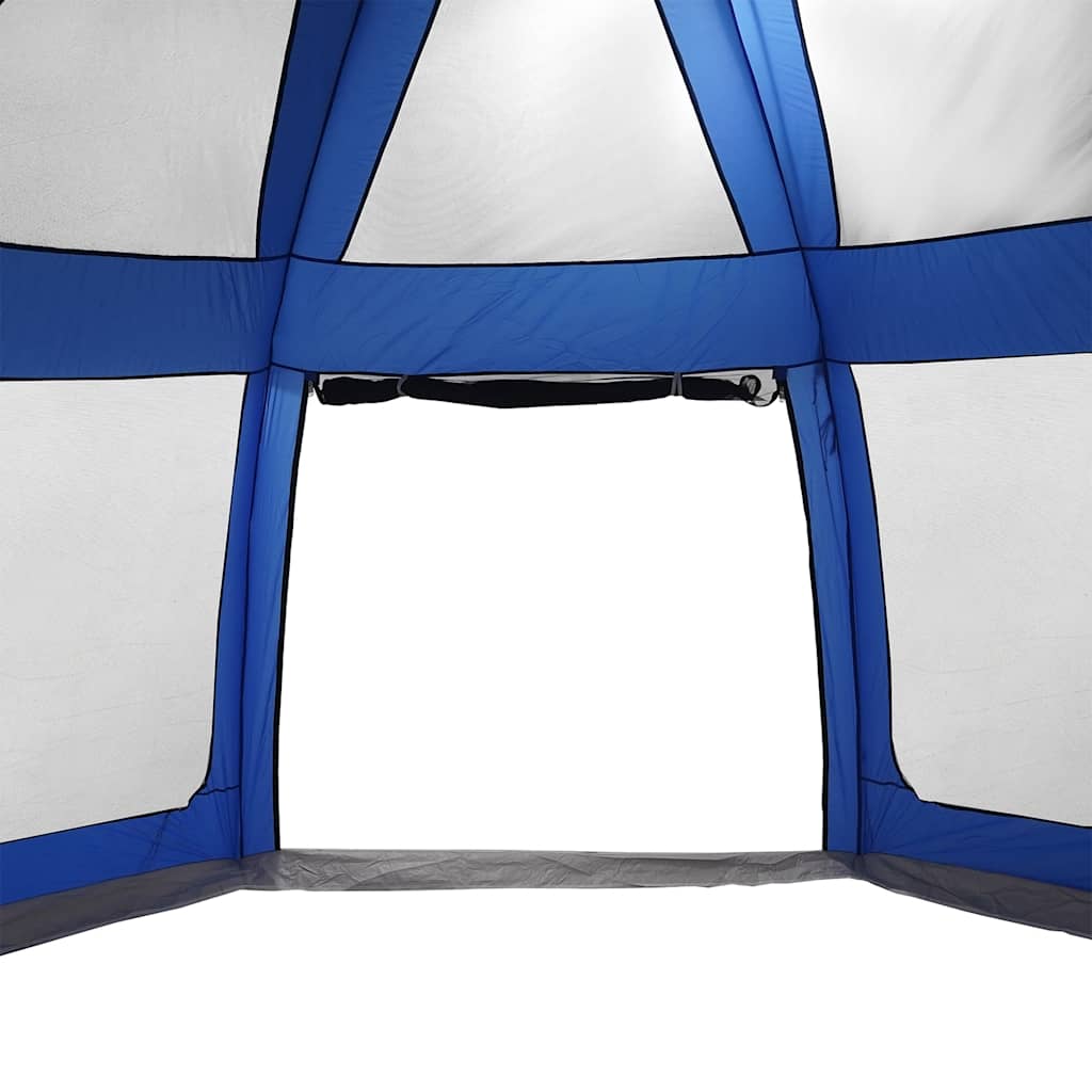 Zwembadtent Afneembare Buitentent Gaaswanden Azuurblauw