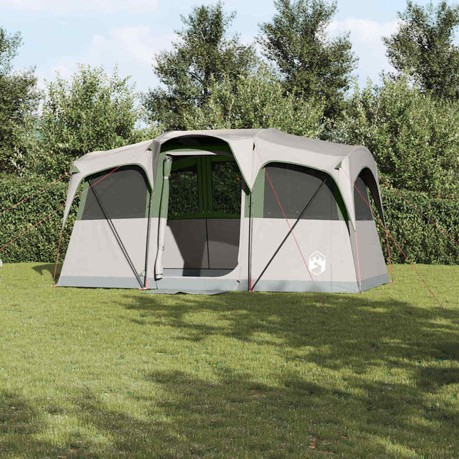 Gezinstent En Grijs 435 X 255 X 216 Cm Polyester En Staal