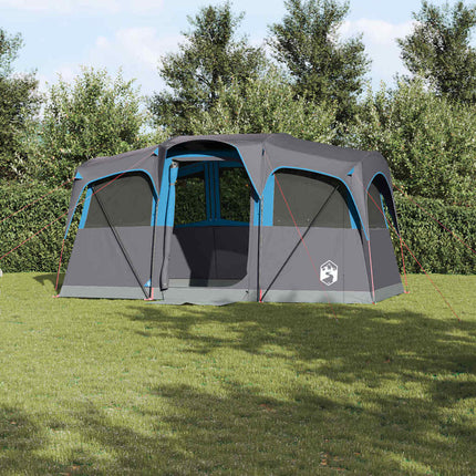 Gezinstent En Grijs 435 X 255 X 216 Cm Polyester En Staal