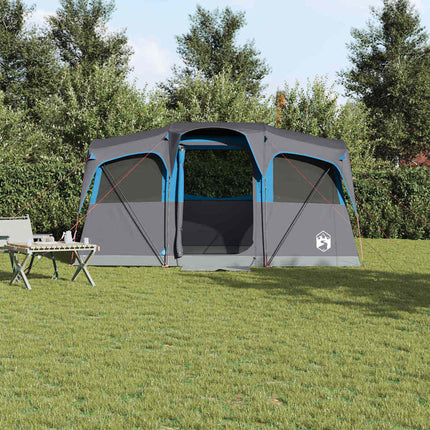 Gezinstent En Grijs 435 X 255 X 216 Cm Polyester En Staal