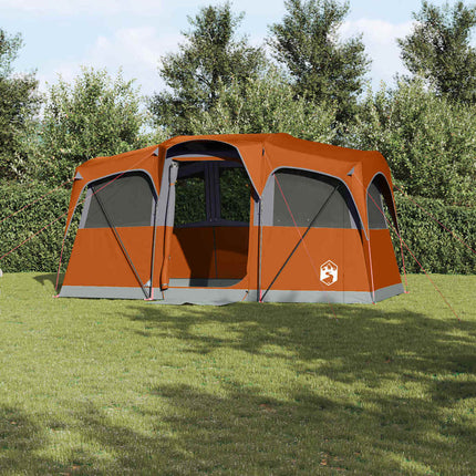 Gezinstent En Grijs 435 X 255 X 216 Cm Polyester En Staal