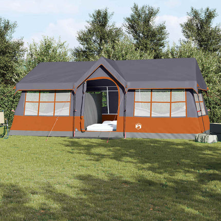 Gezinstent En Grijs 435 X 255 X 216 Cm Polyester En Staal