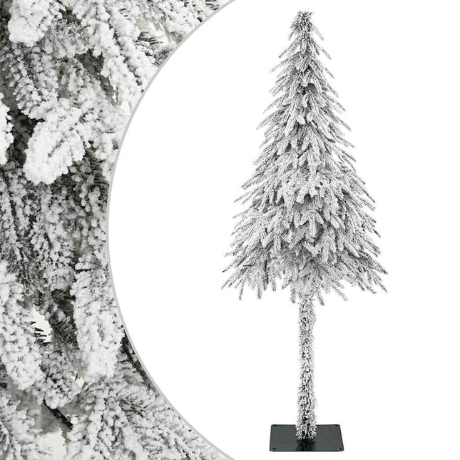 Kunstkerstboom Wit 71 X 71 X 150 Cm Polyethyleen En Metaal