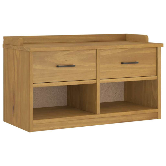 Gangbankje Sandnes 87X40X50 Cm Massief Grenenhout