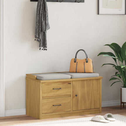 Gangbankje Sandnes 87X40X50 Cm Massief Grenenhout