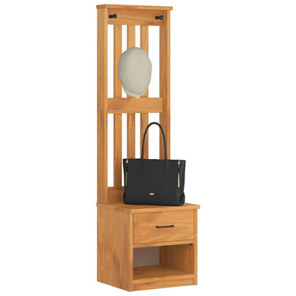 Kapstok Sandnes 45X40X159,5 Cm Massief Grenenhout