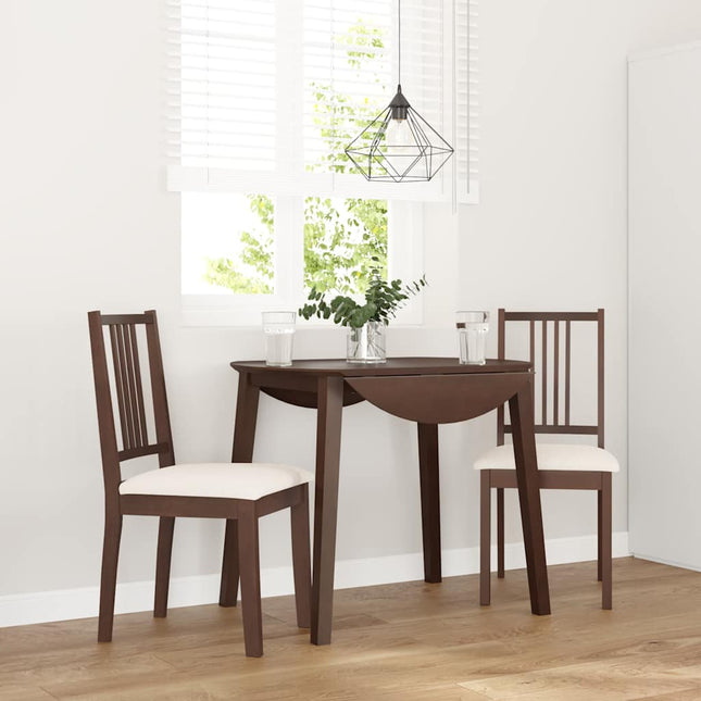 Eetkamerstoelen Met Kussens Massief Hout