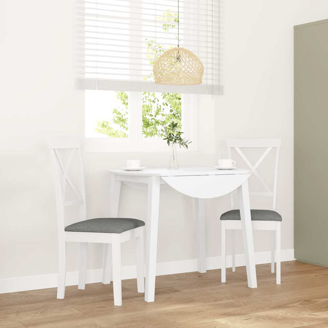 Eetkamerstoelen Met Kussens Massief Hout Rubber